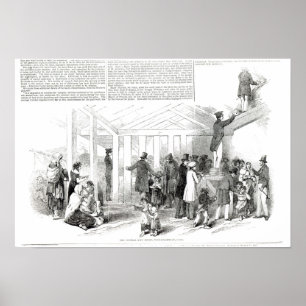 Poster Famine de pommes de terre irlandaises, 1847