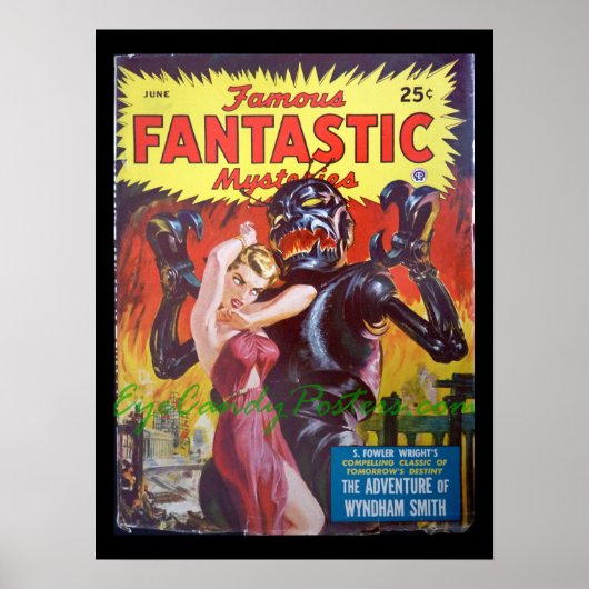 Poster Famous Fantastic Mysteries 13_Pulp Art (Devant)