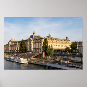 Poster Famous Musée d'Orsay - Paris, France, Europe