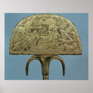 Poster fan d'Autruche-plume de la tombe de