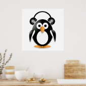 Poster fan de musique Penguin (Cuisine)