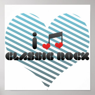 Poster fan de rock classique