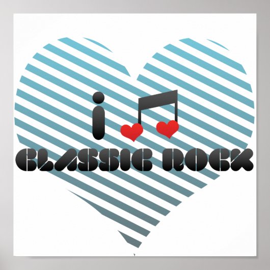 Poster fan de rock classique (Devant)