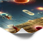 Poster Fanasites Magiques Fantasy Fête Sur Pleine Lune Ar (Coin)