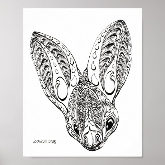 Poster Fancy Bat — Lavia frons Portrait (Devant)
