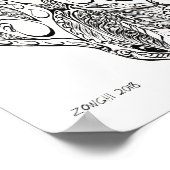 Poster Fancy Bat — Lavia frons Portrait (Coin)