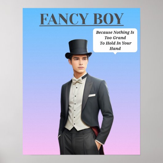 POSTER FANCY BOY (Devant)