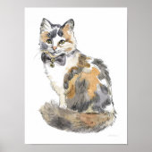 Poster Fancy Calico Cat (Devant)