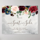 Poster Fancy Classic Choisissez un siège pas un Mariage l (Devant)