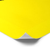 Poster Fancy Yellow Face with Monocle and Mustache (Coin)