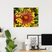 Poster Fanfare Gaillardia - Customisée (Bureau à domicile)