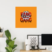 Poster Fang Gang Tee (Bureau à domicile)