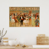 Poster Fanny Rice au Théâtre du Bal Français (Cuisine)