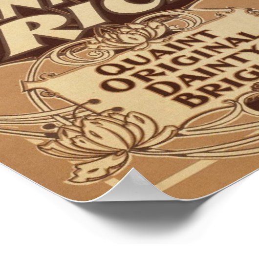 Poster Fanny Rice, 'Vierge Originale (Coin)