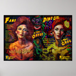 Poster Fans filles Dino