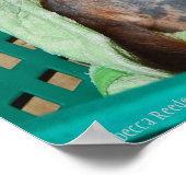 Poster Fantaisie avec bébé Orangutan (Coin)