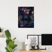 Poster Fantaisie de fleurs en spray Art 6 - Plan de table (Bureau à domicile)