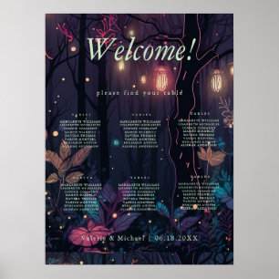Poster Fantaisie de fleurs en spray Art 6 - Plan de table