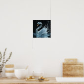 Poster 💧 Fantaisie Eau Cygne Élégance Fluide Mystique Rê (Cuisine)