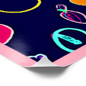 Poster Fantasia des fruits colorés (Coin)