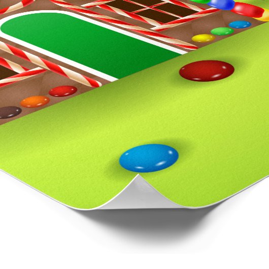 Poster Fantastic Candy Land Paysage Arrière - plan (Coin)