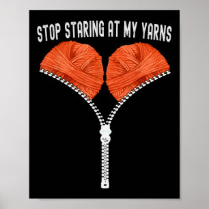 Poster Fantastique Crochet Arrêtez De Monter À Mon Croche