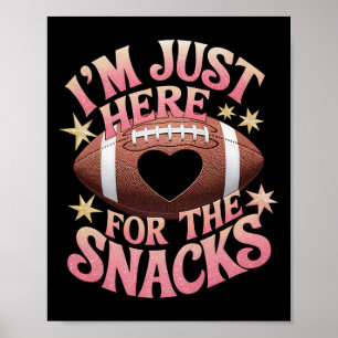 Poster Fantastique Femme-chemise de football Je suis just
