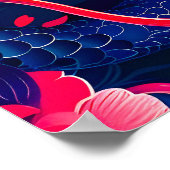 Poster Fantastique Fleur Fury Dragon (Coin)