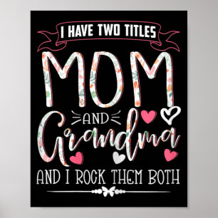 Poster Fantastique Grand-Mère Chemises Femmes Maman Et Gr
