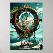 Poster Fantastique horloge vapeur (Devant)