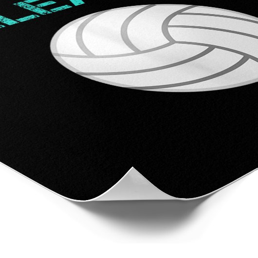 Poster Fantastique maillot de volley-ball_ Je ne peux pas (Coin)