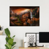 Poster Fantastique - Naufragé (Bureau à domicile)
