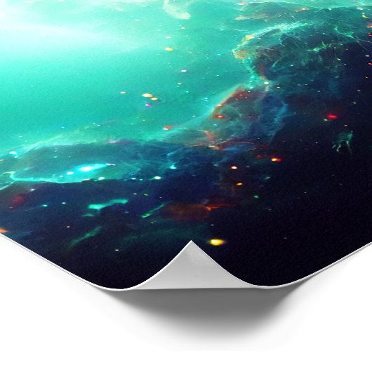 Poster Fantastique Nebula Espace Abstrait 8 (Coin)