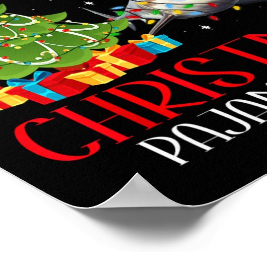 Poster Fantastique Noël Père Noël Lumières C'Est Mon Noël (Coin)