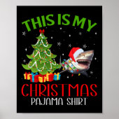 Poster Fantastique Noël Père Noël Lumières C'Est Mon Noël (Devant)