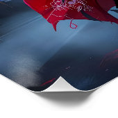 Poster Fantastique Panda Rouge Samouraï Mignon (Coin)