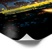 Poster Fantasy anime style forest (Coin)