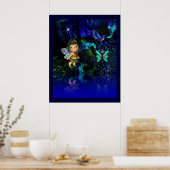 Poster Fantasy Art Star Angel Girl (Keuken)