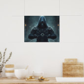 Poster Fantasy Art: “The Whisperer of Arcane Shadows” (Cuisine)