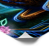 Poster Fantasy Cute Cyber Stag Forest (Coin)