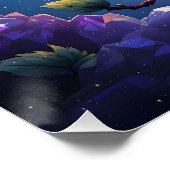 Poster Fantasy Cute Flower Small Bird (Coin)