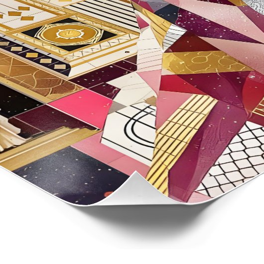 Poster Fantasy Cute Lady Art Deco (Coin)