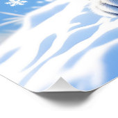 Poster Fantasy Cute Snow Baby Leopard (Coin)