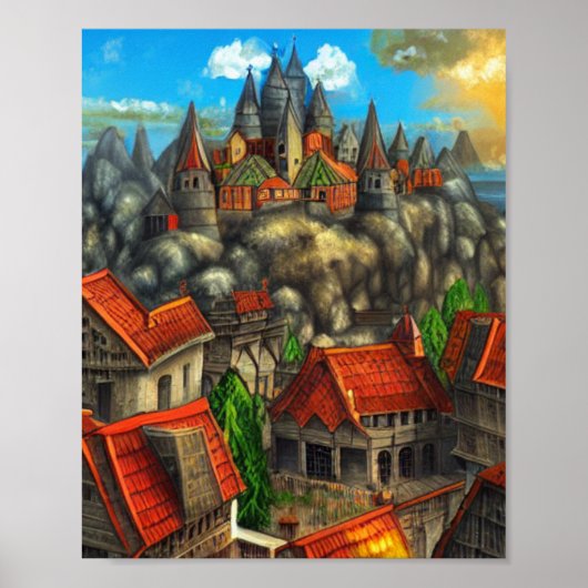 Poster Fantasy Digital Art #04 (Voorkant)