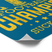 Poster Fantasy Football Funny Champ Chamon  (Coin)