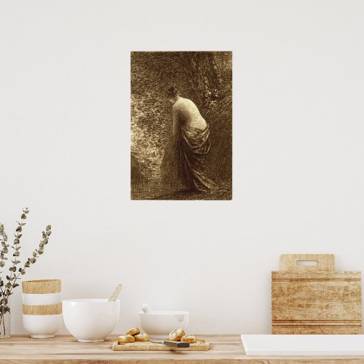 Poster Fantin-Latour - Bather Standing (Cuisine)