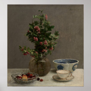Poster Fantin-Latour - Bol de Cerises Bol Japonais