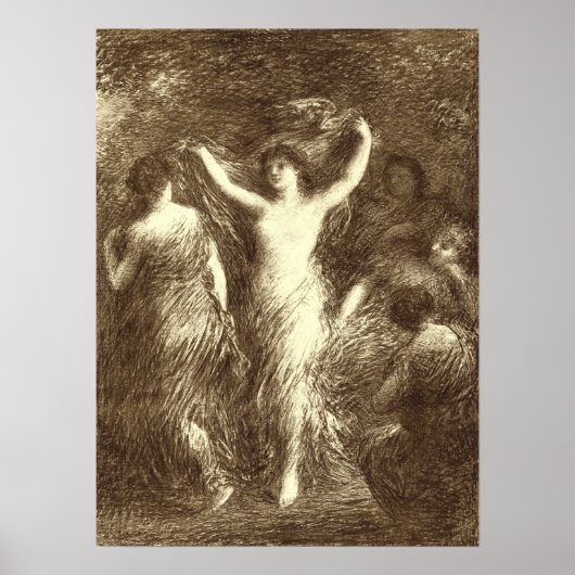 Poster Fantin-Latour - Danses (Devant)