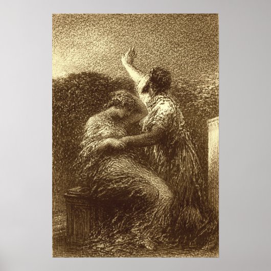 Poster Fantin-Latour - Le Mage Baltazar Et Le Fatime (Devant)