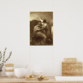 Poster Fantin-Latour - Le Mage Baltazar Et Le Fatime (Cuisine)